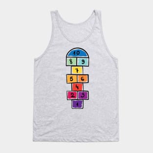 Hopscotch design Tank Top